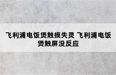 飞利浦电饭煲触摸失灵 飞利浦电饭煲触屏没反应